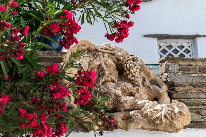 Marbel art in Pyrgos of Tinos