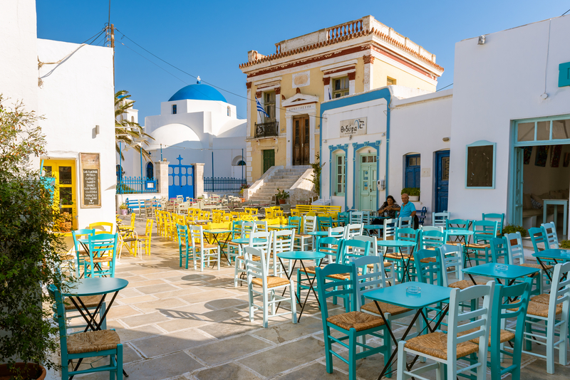Chora in Serifos Island
