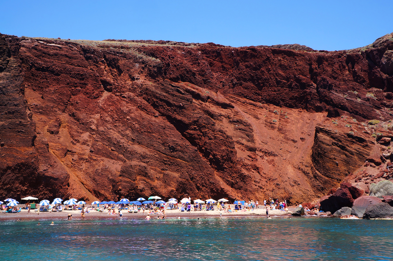 Santorini Red Beach