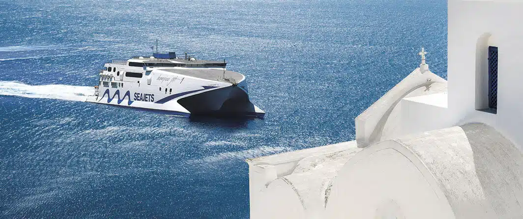 high speed catamaran greece
