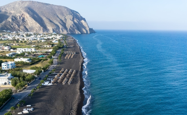 Black beach, Perissa Santorini