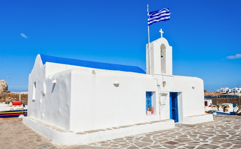 The church of Agios Nikolaos in Paros