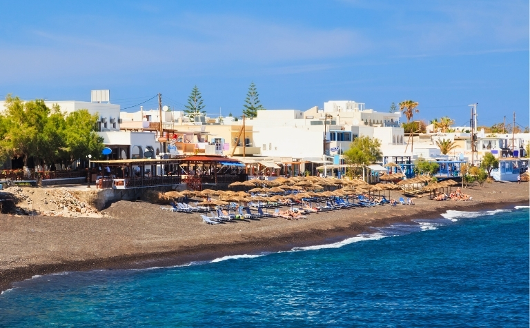 Kamari beach, Santorini