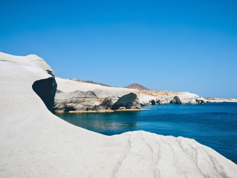 Cruise in Sarakiniko beach, Milos