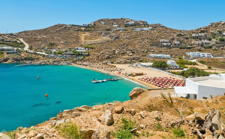 Super Paradise (Plintri) beach, Mykonos